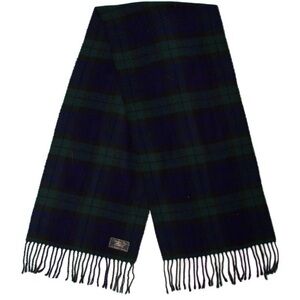 *RESERVED* DIOR MONSIEUR Men's Blue & Green Tartan Scarf